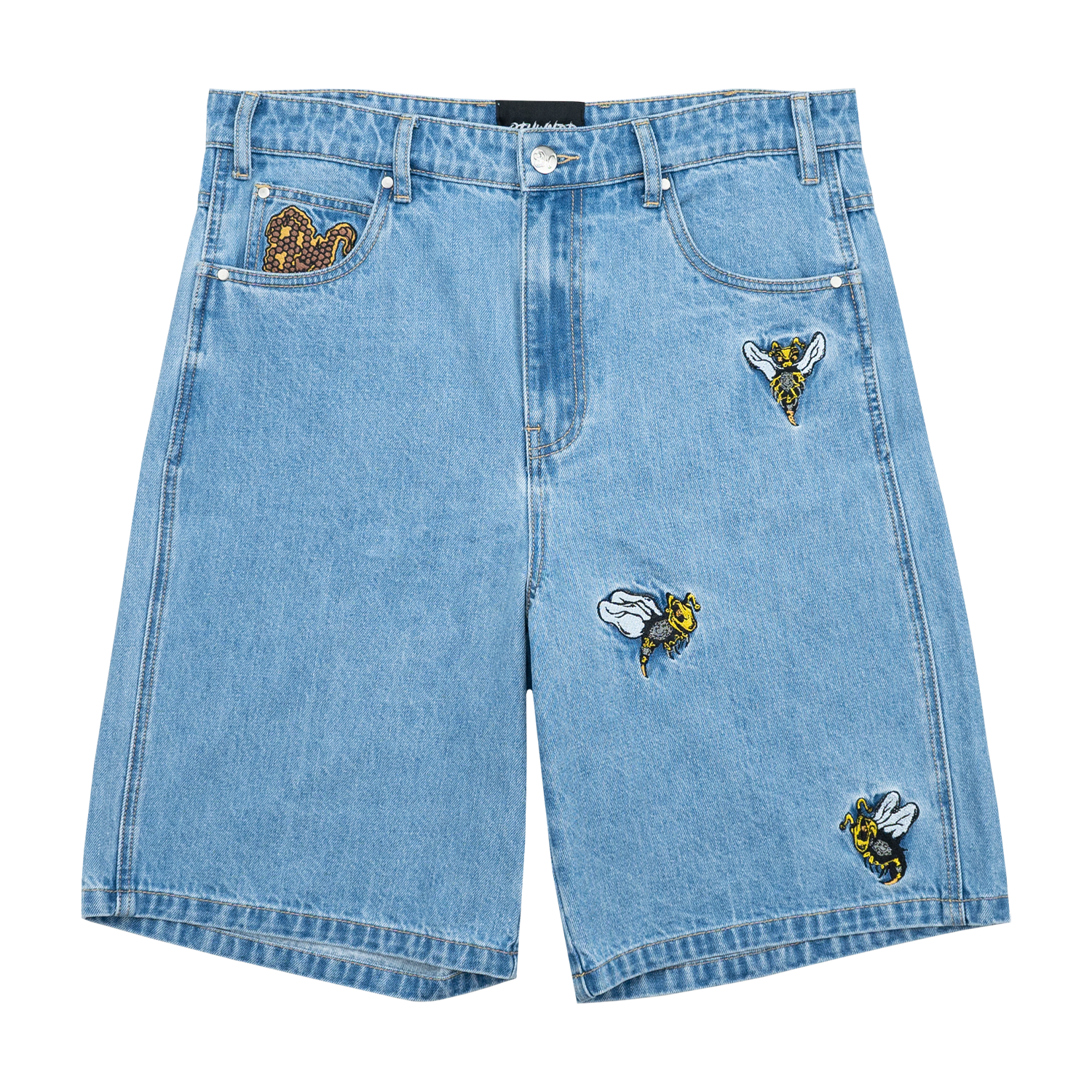 XBTCLXEBCO Womens Jean Shorts High Waisted Knee Length Wide