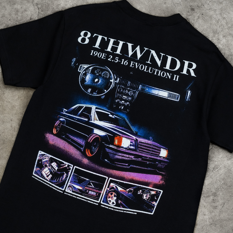 190E EVO II TEE BLACK