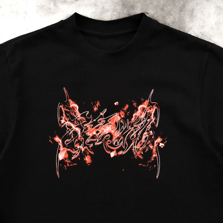 CYBERSPINE TEE BLACK