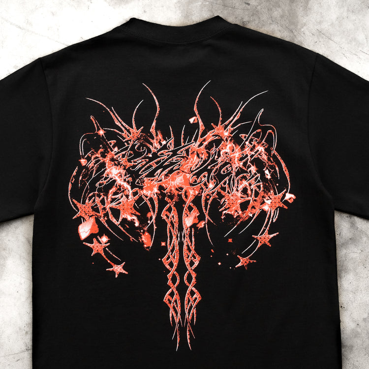 CYBERSPINE TEE BLACK