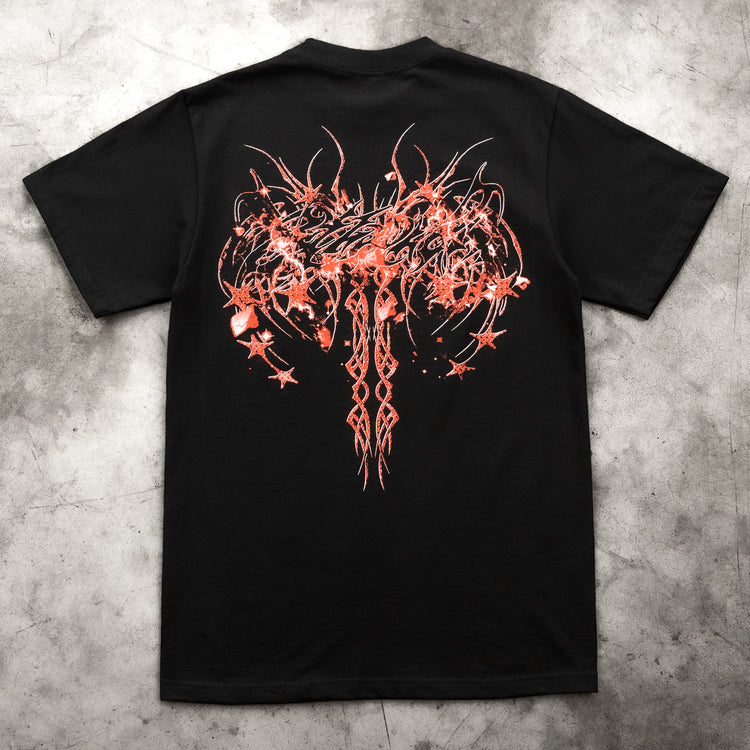 CYBERSPINE TEE BLACK