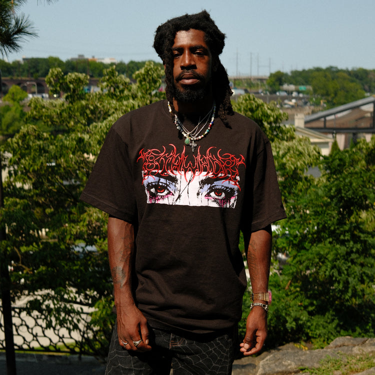 WEEPING EYES TEE BLACK