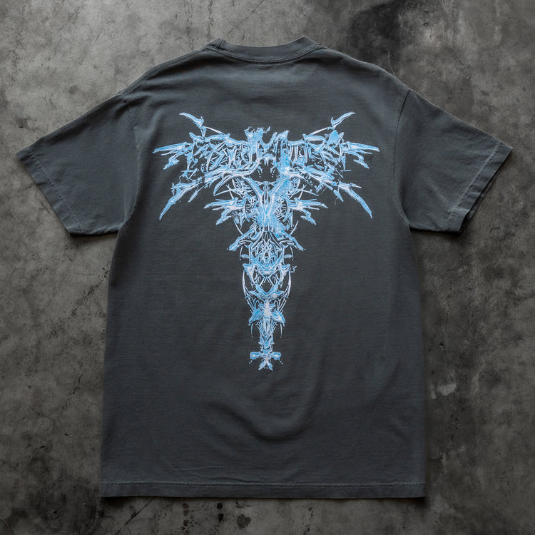 CYBERSPINE V2 TEE VINTAGE BLACK