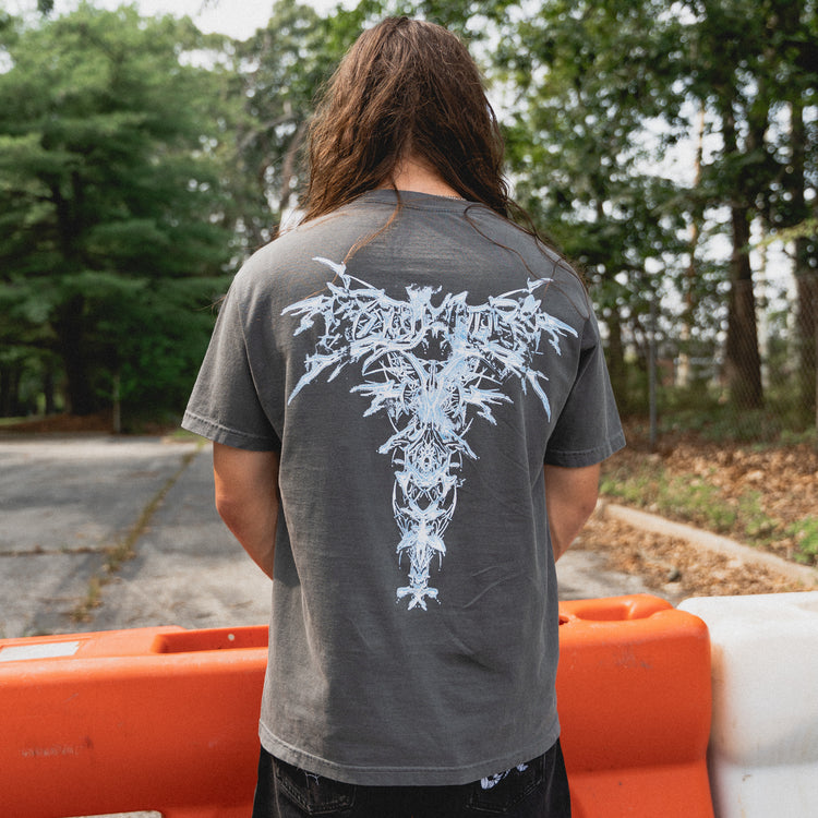 CYBERSPINE V2 TEE VINTAGE BLACK