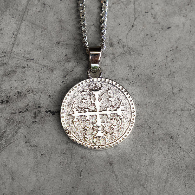 COIN NECKLACE SILVER