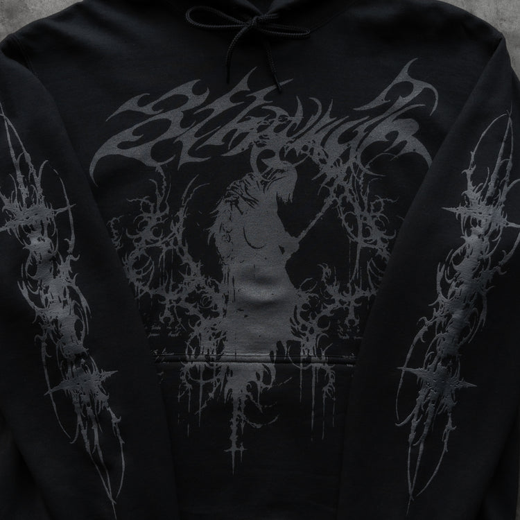 SCRIPTURE REAPER HOODIE BLACK