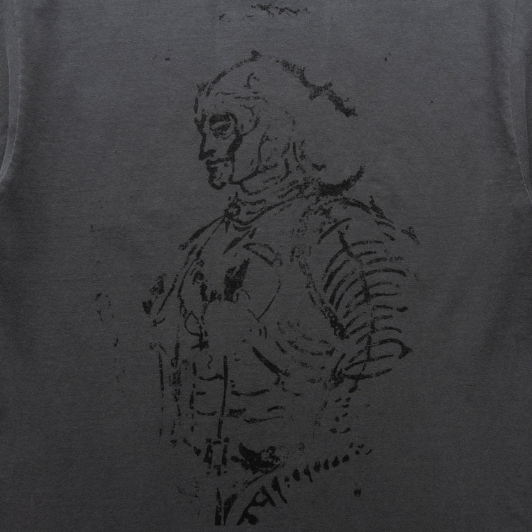 SKELETON KNIGHT TEE VINTAGE BLACK