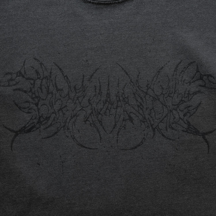 WEB CROSS TEE VINTAGE BLACK