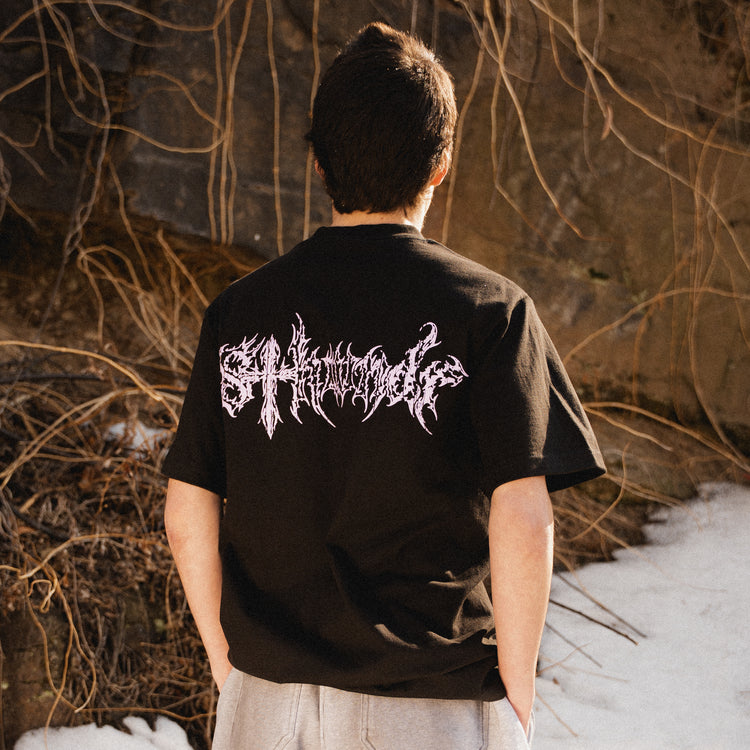 CROSS LOGO TEE BLACK