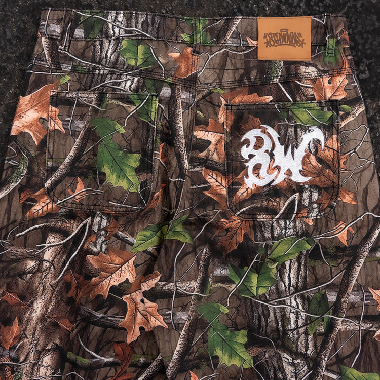 8W FOREST CAMO BAGGY JEANS