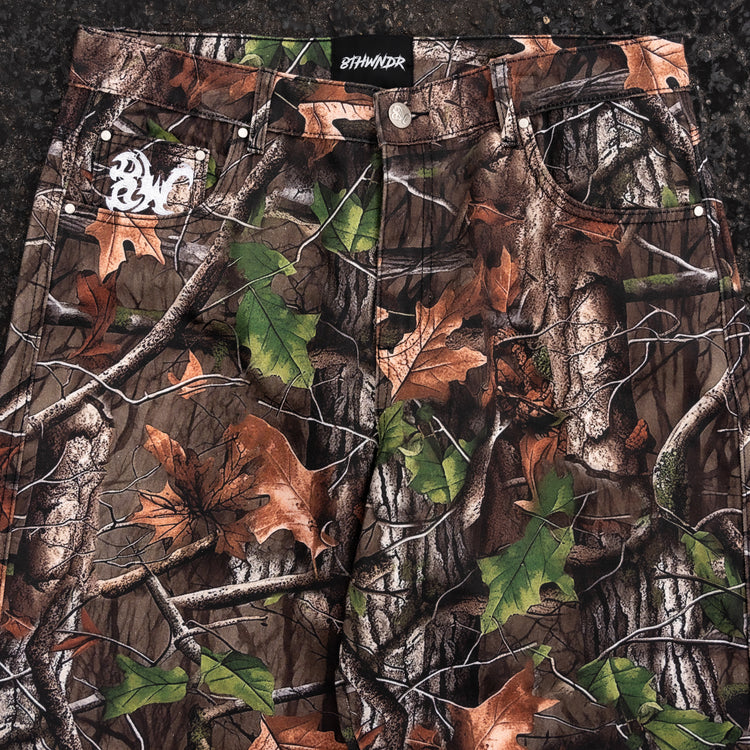8W FOREST CAMO BAGGY JEANS