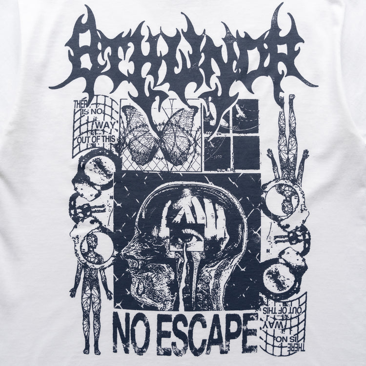 NO ESCAPE TEE WHITE