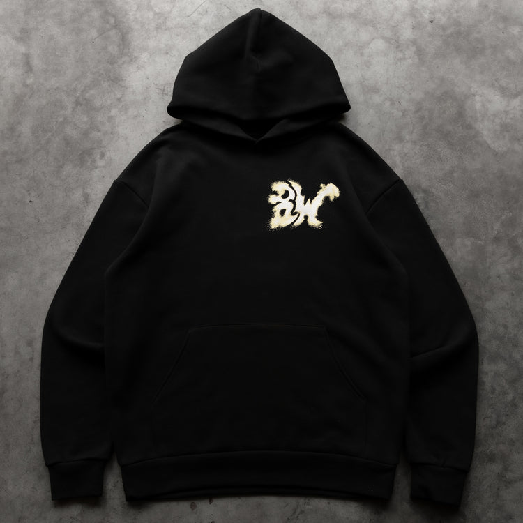 KANTO HOODIE BLACK BLACK