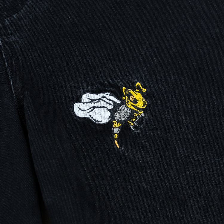 8W BEE BAGGY JORTS BLACK