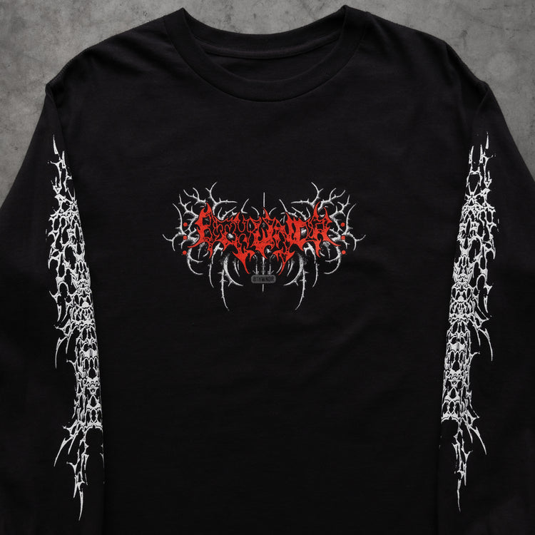 HOLLOW CHAPEL L/S TEE BLACK