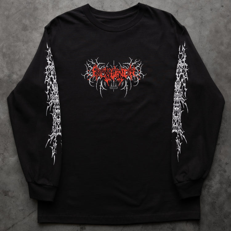 HOLLOW CHAPEL L/S TEE BLACK