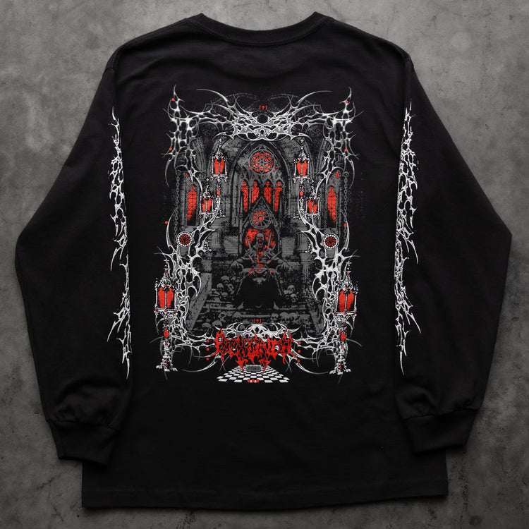 HOLLOW CHAPEL L/S TEE BLACK
