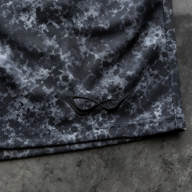 ATHLETICS MESH SHORTS GRANITE