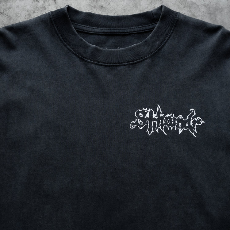 CROSS LOGO TWOFER LONGSLEEVE BLACK/CAMO