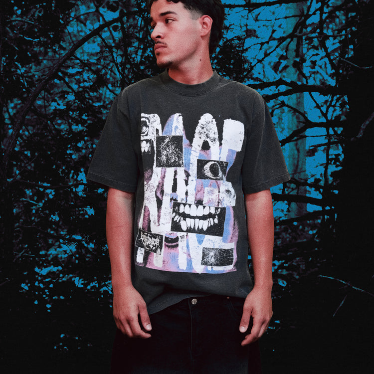 RAGE TEE VINTAGE BLACK