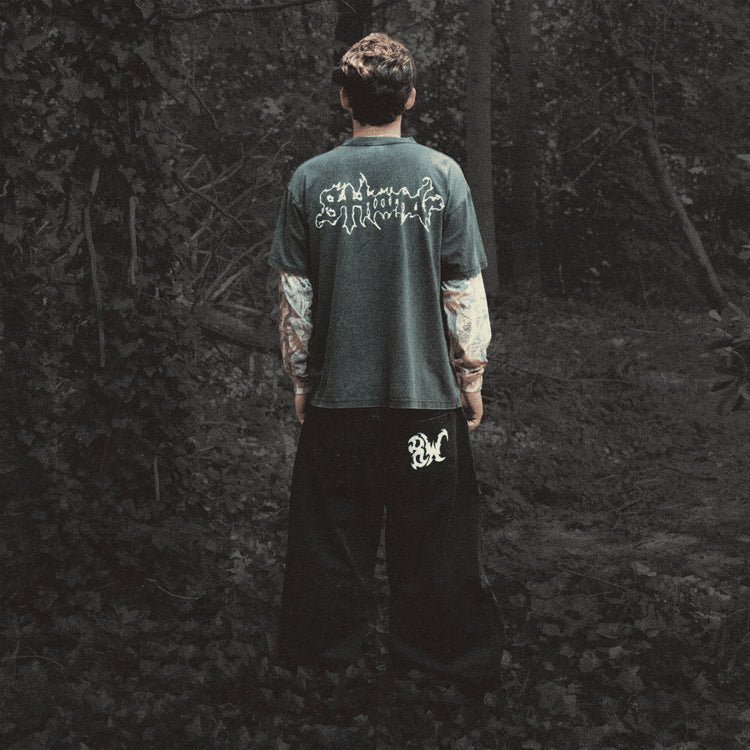 CROSS LOGO TWOFER LONGSLEEVE BLACK/CAMO