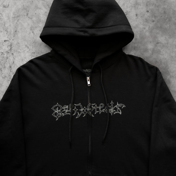 SACRIFICE ZIP UP BLACK