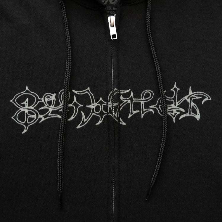 SACRIFICE ZIP UP BLACK