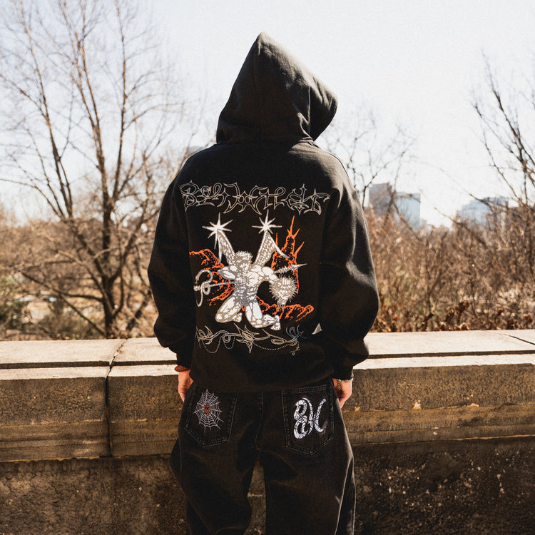 SACRIFICE ZIP UP BLACK