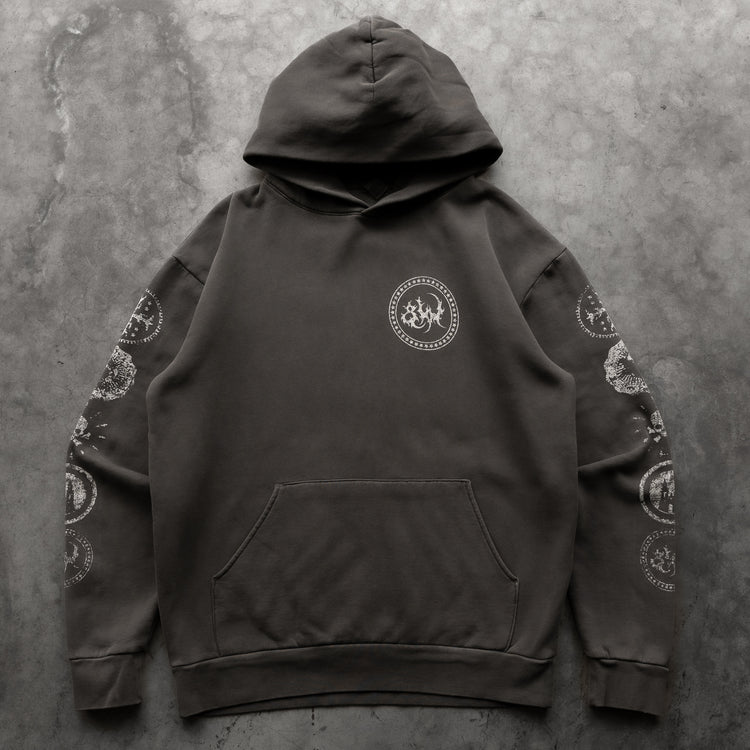 COIN HOODIE VINTAGE BLACK