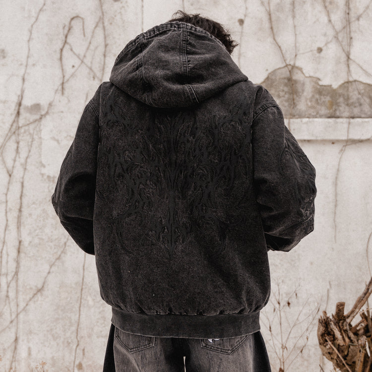 8W TRIBAL WORK JACKET BLACK