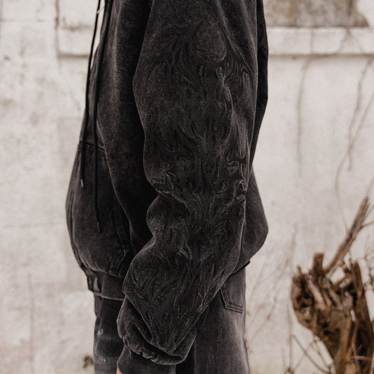 8W TRIBAL WORK JACKET BLACK