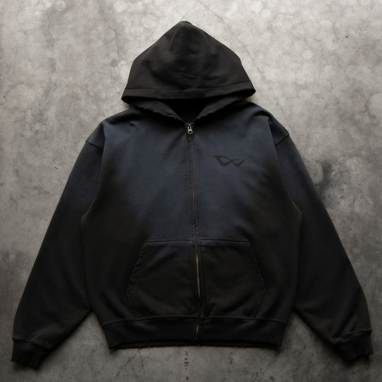 ATHLETICS ZIP UP POTASSIUM BLACK