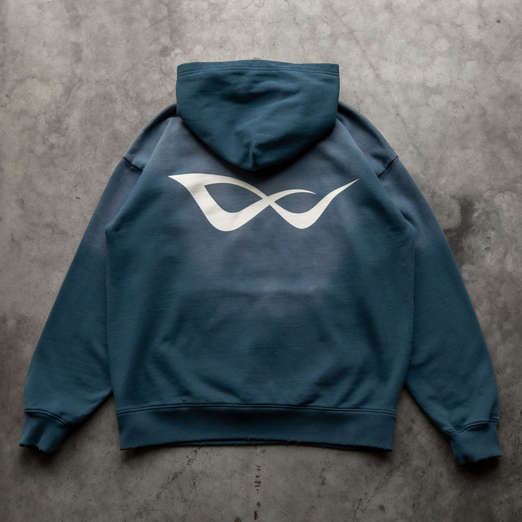 ATHLETICS HOODIE POTASSIUM BLUE