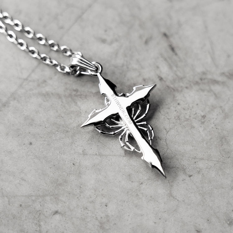 SPIDER CROSS NECKLACE