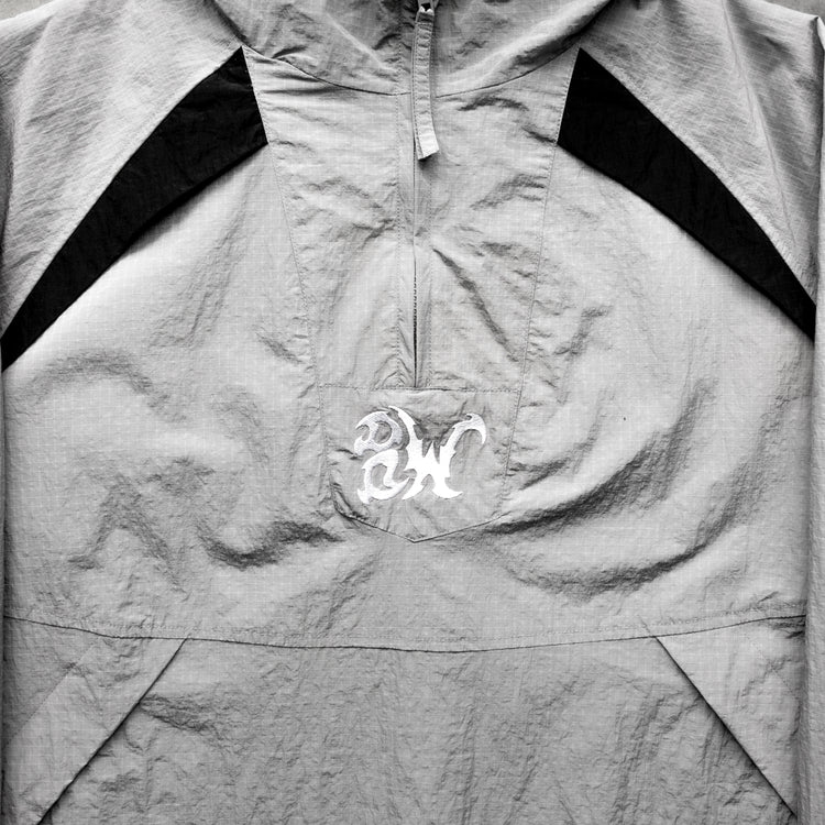 8W NYLON ANORAK GREY