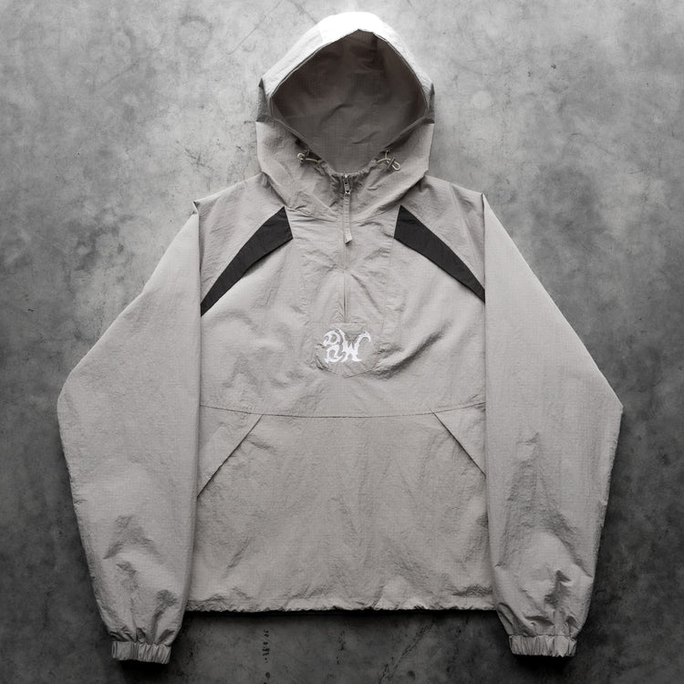 8W NYLON ANORAK GREY