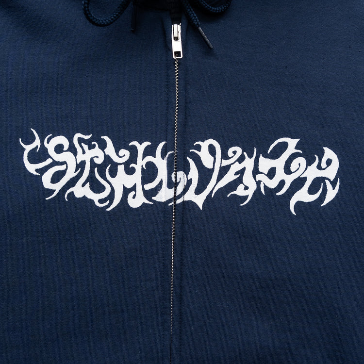 A GIRL IS A DAGGER ZIP UP NAVY