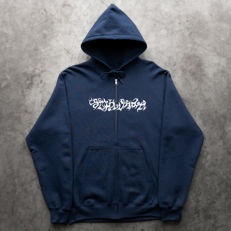 A GIRL IS A DAGGER ZIP UP NAVY