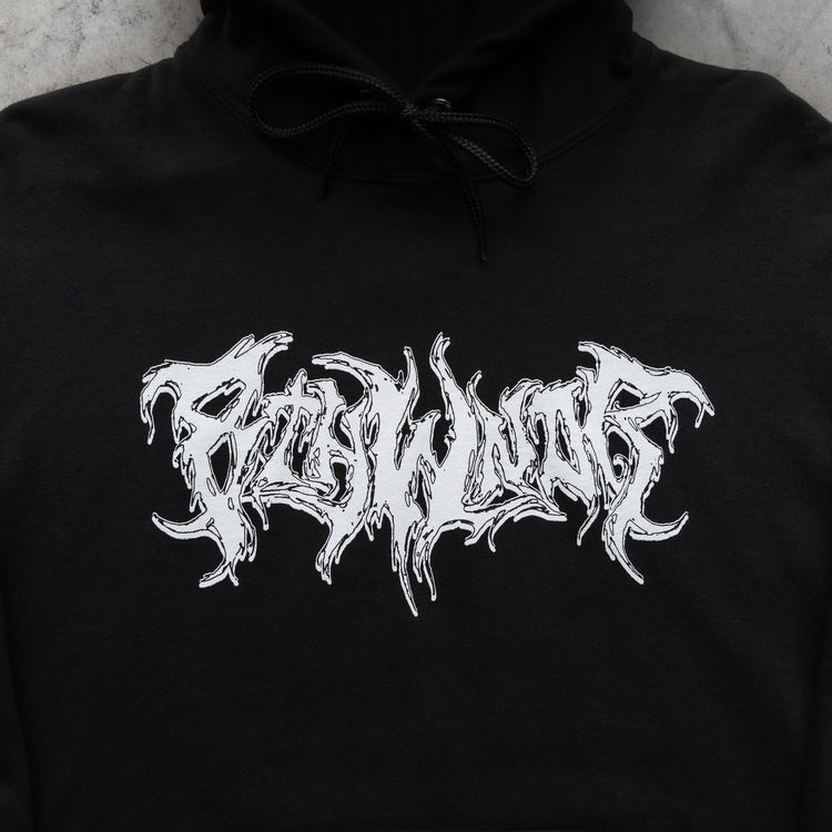 PLAGUE LOGO HOODIE BLACK