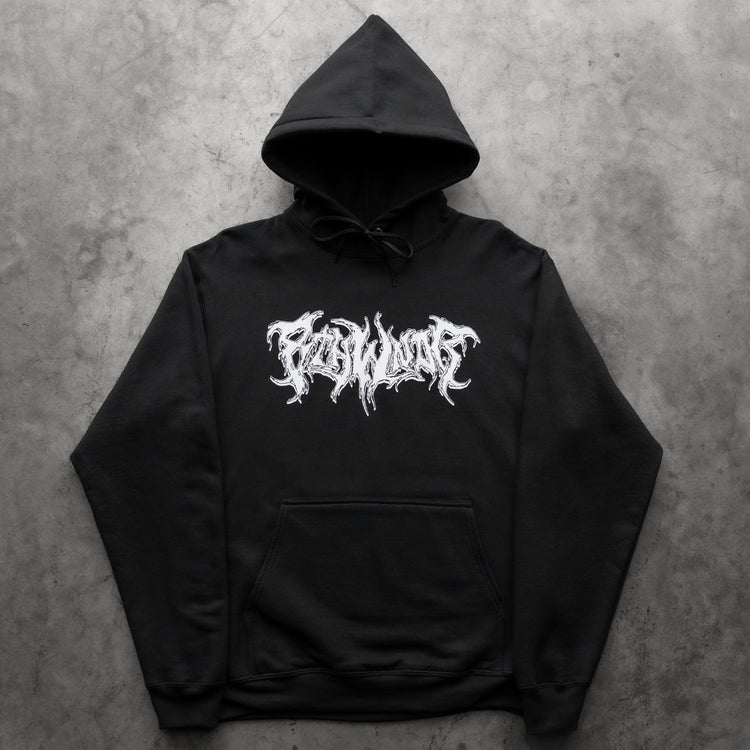PLAGUE LOGO HOODIE BLACK