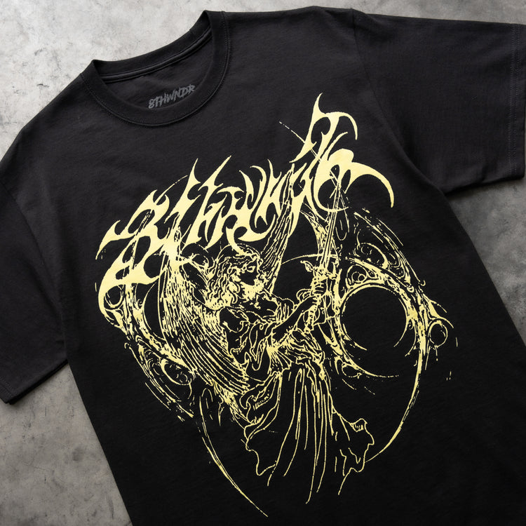 WINGED ANGEL TEE BLACK