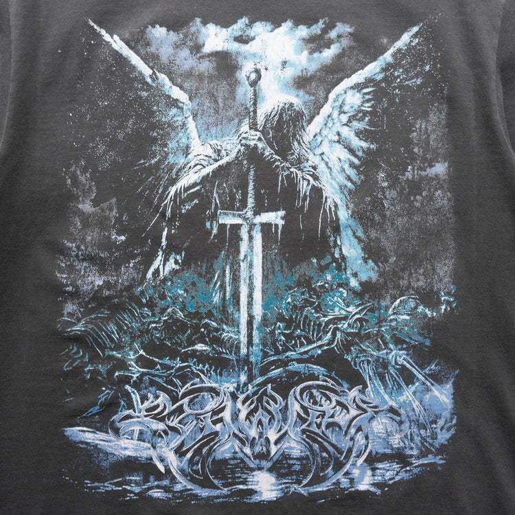 SWORD OF HEAVEN TEE VINTAGE BLACK