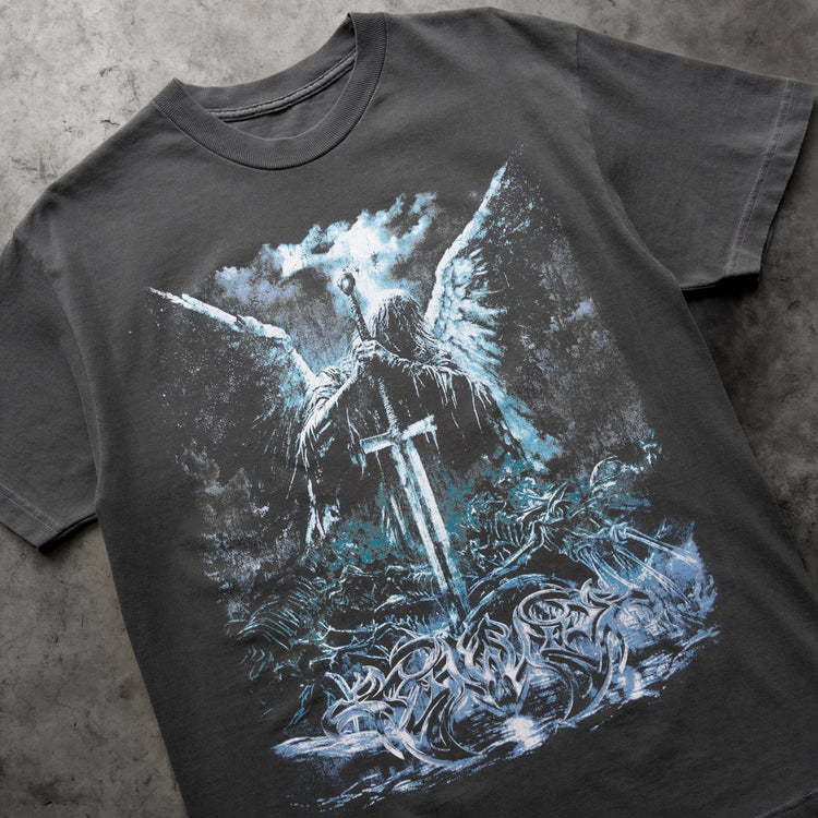 SWORD OF HEAVEN TEE VINTAGE BLACK