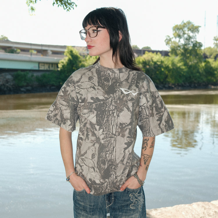 ATHLETICS TEE GREY CAMO