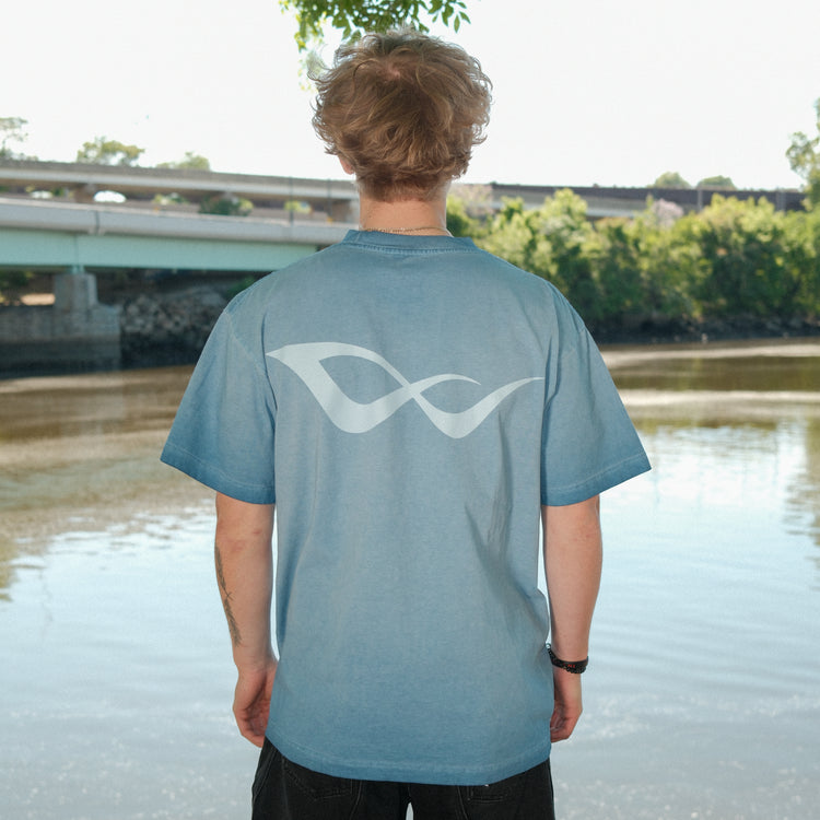 ATHLETICS TEE BLUE HAZE