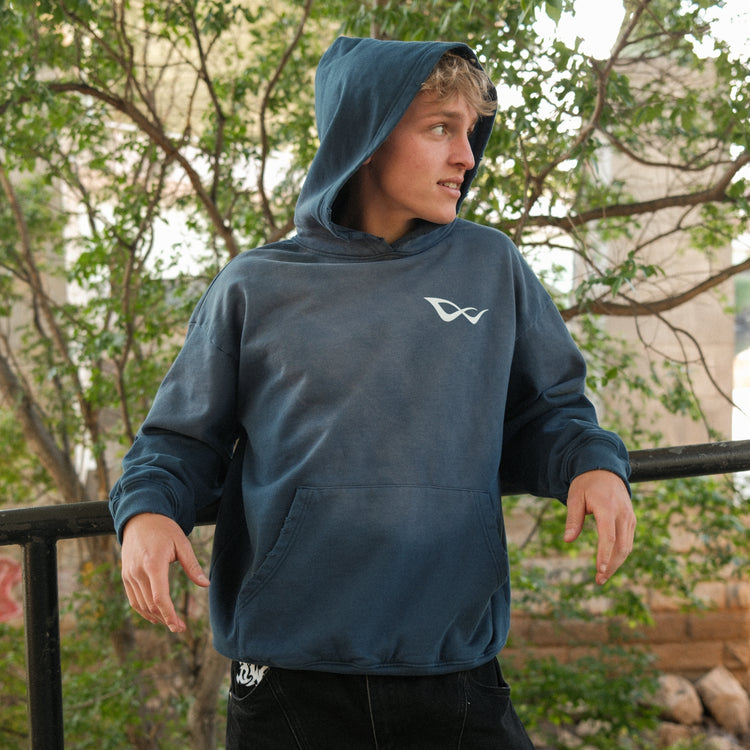 ATHLETICS HOODIE POTASSIUM BLUE
