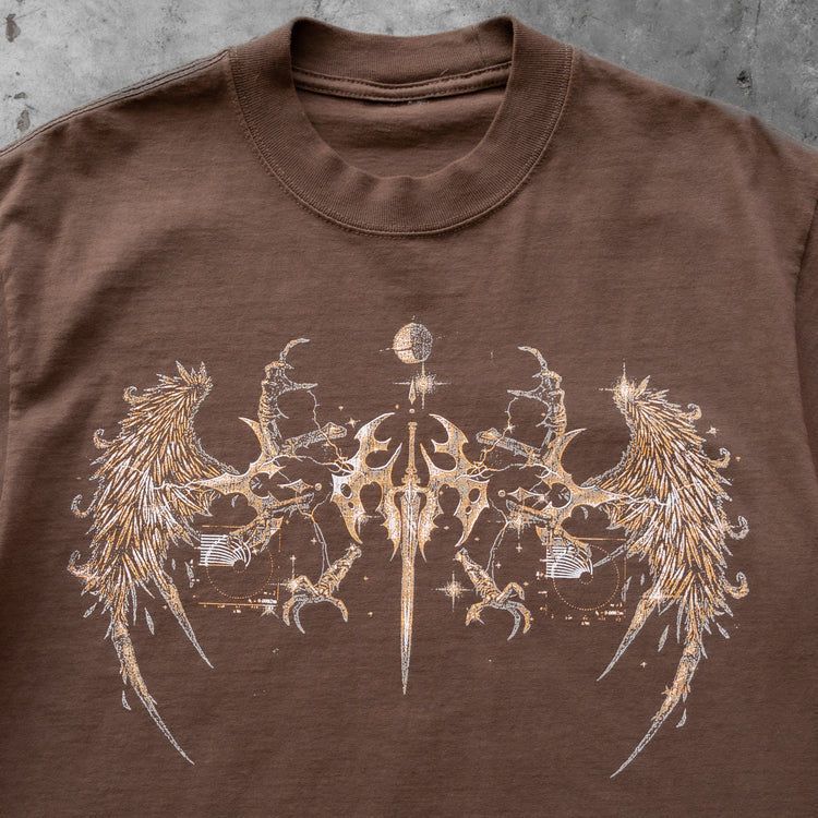 CYBERHEAVEN V3 TEE BROWN