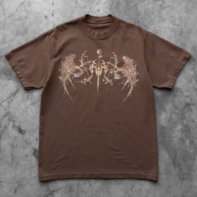 CYBERHEAVEN V3 TEE BROWN