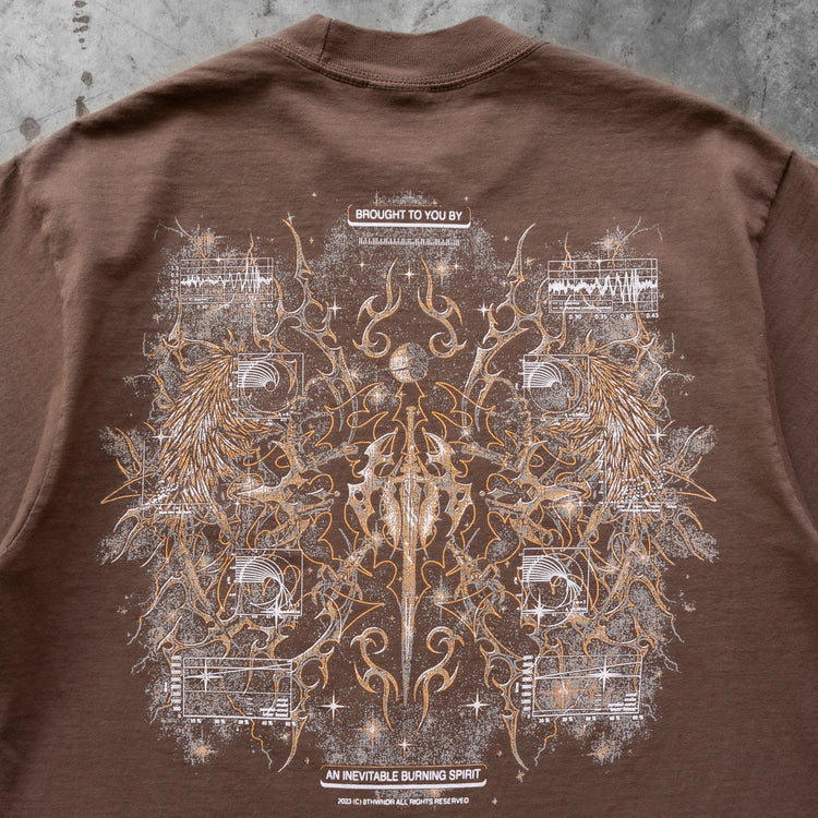 CYBERHEAVEN V3 TEE BROWN