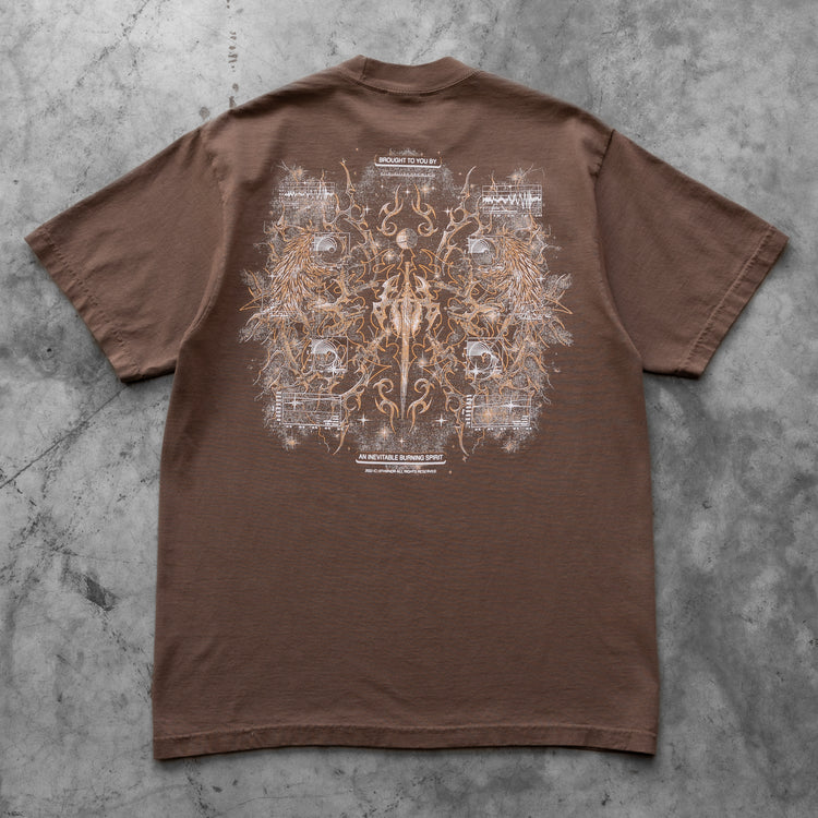 CYBERHEAVEN V3 TEE BROWN